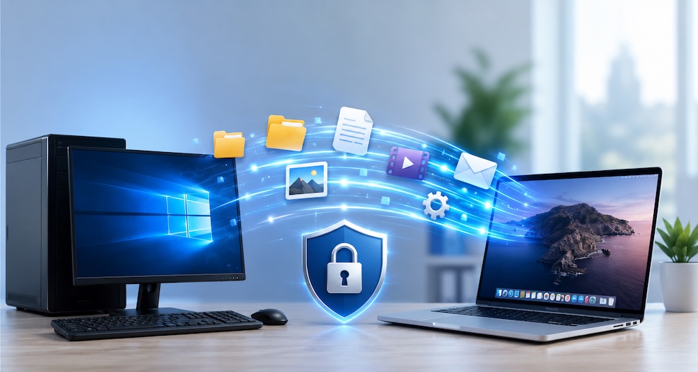 Datenübertragung auf neuen Laptop