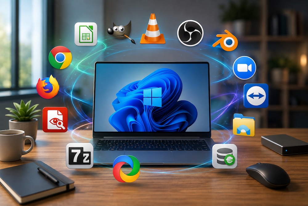 Kostenlose Windows-Programme für Büro, Bildbearbeitung, Video, Backup